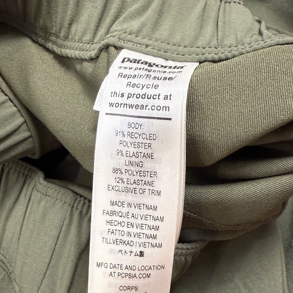 Patagonia Women's Fleetwith Skort Size XS Olive Green Outdoor, Hiking, Athletic - Picture 7 of 14